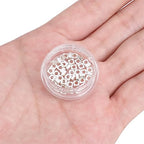 BEADIA Silver Plated Square Spacer Beads 3x1.5mm 50pcs for Jewelry Making Findings Non Tarnish - color: Silver, size: 3x1.5mm Square