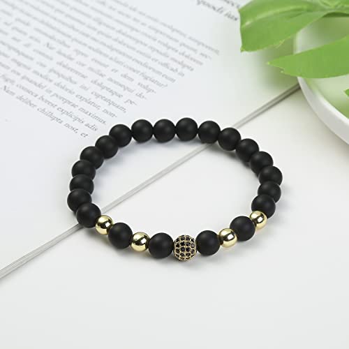 60 Pcs Gold Plated Stainless Steel Round Spacer Beads 3.5mm Hole, Seamless Loose Beads for DIY Bracelet Necklace Jewelry Making Findings 6mm - color: gold, size: 6*3.5mm
