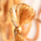 100% Nature Mulberry Handmade Embroidery Silk Thread Woven Jewelry Accessory Artificial Flowers Cross Stitch Floss DIY Sewing Kits 9 Gradient Colors 22m Each (36) - color: 36