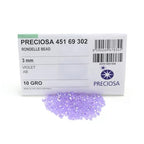 100pcs Authentic Preciosa 3mm (0.12 Inch) Small Faceted Bicone Crystal Loose Beads Violet AB Compatible with Swarovski Elements Crystals for Jewelry Making Pre-B359 - color: Violet AB, size: 3mm (0.12 Inch) - 100pcs