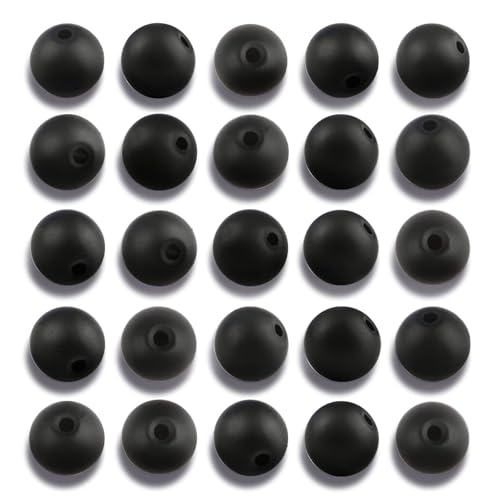 200Pcs 4mm Matte Black Onyx Agate Beads for Jewelry Making, Natural Round Loose Gemstone Stone Bead for Necklace Bracelets, Crafts for Adults with Crystal Stretch Cord - color: Black Onyx Agate, size: 4mm