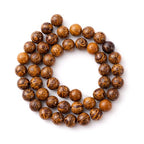 6mm 60pcs DIY Natural Golden Pietersite Stone Beads Round Healing Crystal Gemstone Loose Beads for Jewelry Making Handmade Bracelet Necklace - color: Golden Pietersite, size: 6mm
