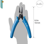 Beaditive Split Ring Pliers | Jewelry Making, Beading, Crafting | High-Carbon Steel | 5-Inch (Lake Blue) - color: Lake Blue
