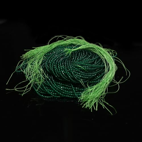 10 Strands Spinel Beads Artificial Faceted Small Round Loose Beads 3mm 15 inch for Jewelry Making Charms Necklace Bracelet - color: Green