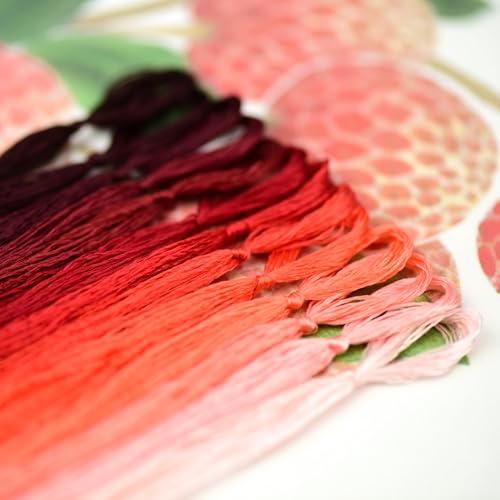 Mulberry Silk Floss Embroidery Thread Floss-Cross Stitch Threads China Silk Woven Jewelry Threads DIY Sewing Kits (03) - color: 03