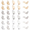 SUNNYCLUE 1 Box 30Pcs 3 Colors Clip on Earrings Findings Round Flat Back Earring Clips Stainless Steel Earring Converters Non-Pierced Earring Settings for Women Adults Jewelry Making DIY Crafts - color: 30pcs 3 Colors Stainless Steel Earring Converters