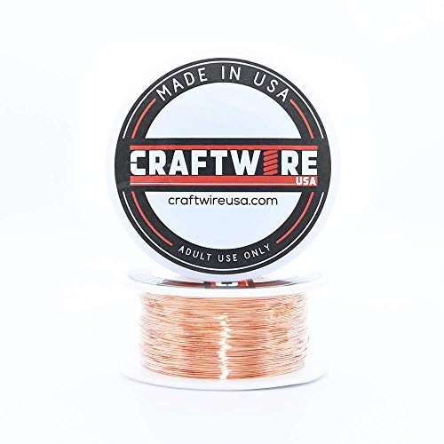 Solid Bare Copper Wire Round,Bright,Dead Soft,150 Feet 30 Gauge (Choose 25 to 100 Ft,10 to 30 Ga.) - size: 30 Gauge - 150 Feet Spool