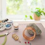 The Beadsmith Square Craft Wire - Medium Temper Beading Wire, Copper Color, 21 Gauge, 7 Yards - color: Copper, size: 21 Gauge, 7 Yard Coil