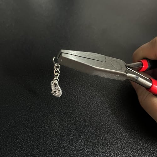2 Pack Flat Nose Pliers Smooth Jaw Plier for Jewelry Making Wire Bending, 5 Inch