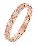Magnetic Bracelets for Women, 99.99% Pure Copper Bracelet, 3800 Gauss, Adjustable Sizing, Women's Bracelets With Built-in Magnets, Gift Packaging, Fashion Jewelry Gift. - color: Rose