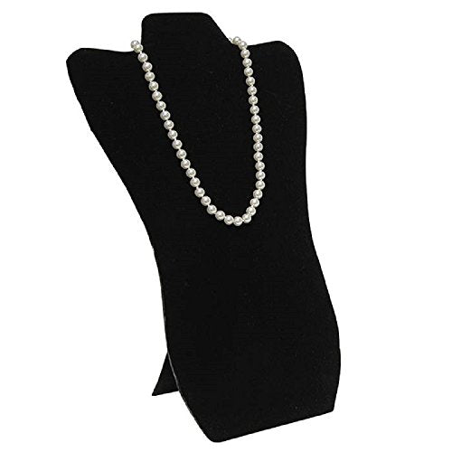 N'ice Packaging Nice New Black Velvet Necklace Jewelry Display Easel 14" H
