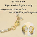 925 Silver Magnetic Necklace Clasp with Lobster Clasp,Magnetic Necklace Clasps and Closures for Bracelet Necklace Extender (5golden) - color: 5golden