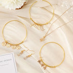 SANNIX Letter Charms, 156Pcs/6 Sets Alphabet ABC Letter Charms 3 Styles Capital A-Z Charms DIY Bracelet Necklace Pendants with 200Pcs Open Jump Rings for Jewelry Making, KC Gold - color: KC Gold