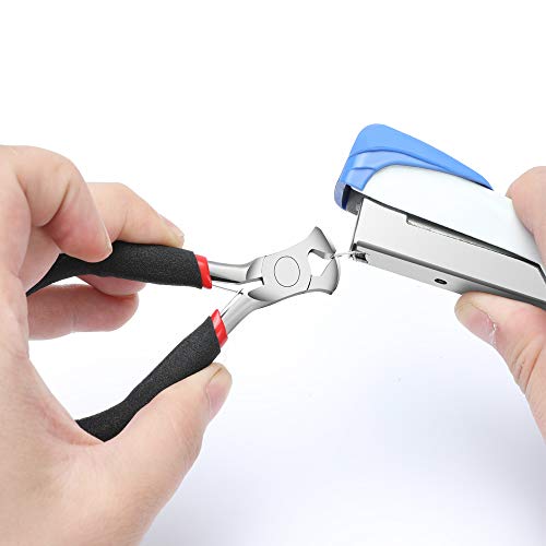 End Cutting Pliers for Jewelry Making, Nail Puller Tool for Carpenter, End Nippers for Zipper Install Stops, Wire Cutting - style: Zipper Install Pliers