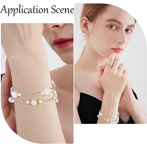 CREATCABIN 1 Box 40 Pcs 18K Gold Plated Curved Tube Bead Fish Scale Noodle Tube Bead Long Curved Brass Spacer Connector Bulk for Jewelry Making Charms Bracelets Necklaces Accessories 20mm - color: Gold-19