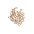 50pcs 14/20 Gold Filled Round Open Jump Rings 5.2MM OD, 4.0MM ID 22 Gauge by CRAFT WIRE - color: 22 Gauge, size: 5.2MM
