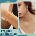 BENECREAT 12 Sets 18K Gold Plated Toggle Clasps, 0.6inch T-Bar Closure Clasp, Closure Connector for Jewelry Making Findings Necklace Bracelet Craft DIY - color: Gold