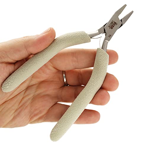 The Beadsmith Tungsten Carbide Flush Cutter, 6 inches (152mm), Polished Steel Head with Elongated Handle & Double-leaf Spring - style: Flush Cutter