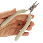 The Beadsmith Tungsten Carbide Flush Cutter, 6 inches (152mm), Polished Steel Head with Elongated Handle & Double-leaf Spring - style: Flush Cutter