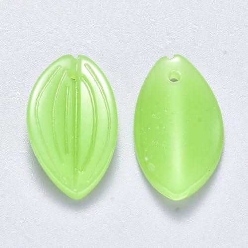 Ipotkitt 100 Pcs Mixed Shape Glass Charms - Colorful Crystal Leaf Flower Heart Drop Bead Charms Bulk for DIY Jewelry Making Accessories - color: 100pcs-Mixed Glass Beads-8~26mm
