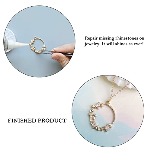 Fashewelry 50Pcs Tiny Cubic Zirconia Faceted Rhinestone Cabochons 1mm 2mm 3mm 4mm 5mm Clear Pointed Back Crystal Diamante Gems for Nail Art Craft Replacing Jewelry - color: Clear, size: 1mm/2mm/3mm/4mm/5mm-Zirconia