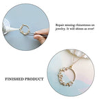 Fashewelry 50Pcs Tiny Cubic Zirconia Faceted Rhinestone Cabochons 1mm 2mm 3mm 4mm 5mm Clear Pointed Back Crystal Diamante Gems for Nail Art Craft Replacing Jewelry - color: Clear, size: 1mm/2mm/3mm/4mm/5mm-Zirconia