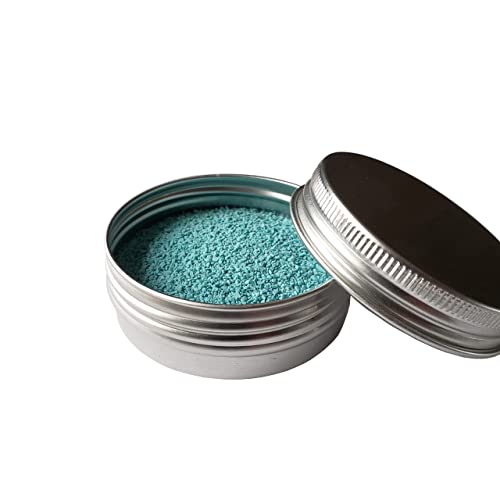Crushed Turquoise Stone, 1 Ounce Container (Medium) - size: Medium