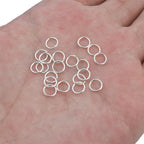 BEADIA 925 Sterling Silver Jump Rings 0.7x6mm 20pcs for Jewelry Making Findings - size: 0.7x6mm