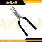 Medium Loop Wire Wrapping Pliers 7mm & 9mm, Round Nose, with PVC Non-Slip Handle | Stainless Steel Jewelry Loop and Hoop Making Pliers | Loop Connector, Bail, Hooks