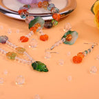Gocelyn 476PCS Clear Crystal Round Glass Beads for Jewelry Making, Transparent Glass Spacer Loose Beads for Crafts Bracelets Necklaces Charms Pendants Gifts Presents Friendship - color: Round Glass Beads: Transparent