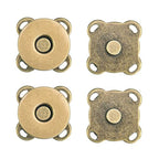 12 Sets Magnetic Snaps Buttons Sew in Magnetic Plum Bag Clasps Button Snaps for Purses Handbag Clothes Scrapbooking Closure Fastener Sewing Craft DIY (15mm) (Bronze) - color: Bronze 12PCS, size: 15MM