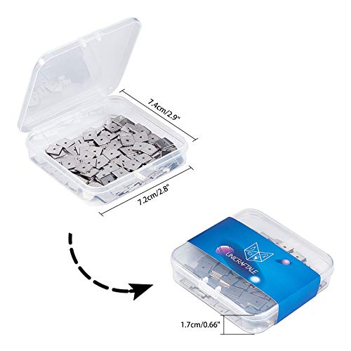 UNICRAFTALE 200pcs 8mm Square Spacer Beads Stainless Steel Loose Beads Metal Small Hole Spacer Beads Smooth Surface Beads Finding for DIY Bracelet Necklace Jewelry Making Craft, Hole 0.5mm - color: Square, size: 8mm