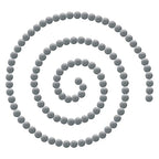 DIYOMR 100Pcs 15mm Dark Grey Round Silicone Beads for Jewelry Making - color: Dark Grey, size: 15mm