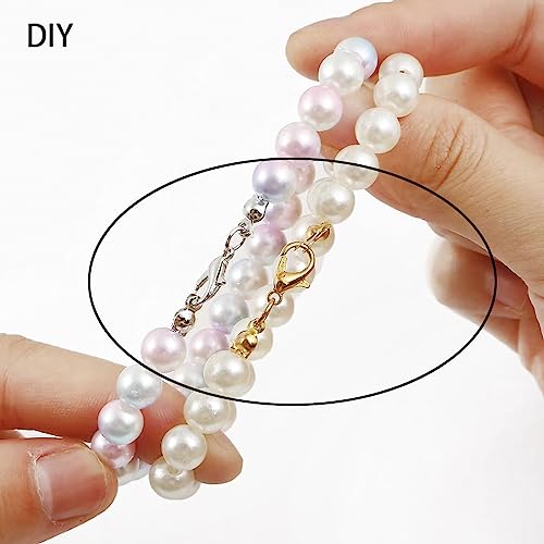 1000Pcs Beads Tips Knot Covers Clamshell Crimp Tips Beads Set Jewelry Making Beads Open Clamshell Fold-Over Bead Tips for Knots & Crimp Findings Jewelry Making DIY Craft（K Gold） - color: K Gold