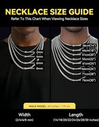 ChainsHouse Flat Box Chain Necklace Men, 2/4/6/8mm Round Link Chain Necklaces, Stainless Steel/Black/14K Gold Plated Mens Jewelry, 14"-30" Length, Come Gift Box - color: A-2mm-stainless, size: 28 Inches