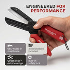 Ronan Multi-Cut 401 Cutting Tool - For Soft Wood, Cardboard, Plastic, Rope, Leather & DIY Materials – Not for Hardwood or Compressed Wood