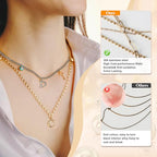 59FT 18K Gold Necklace Chains for Jewelry Making 12 Rolls Gold Plated Stainless Steel Jewelry Chains Kit with 52 Letter Pendants,Pliers,Jump Rings,Lobster Clasps Accessories for DIY Necklace Bracelet - color: 18k Gold Plated+Stainless Steel 59Ft