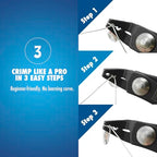 Beadalon Crimp Tool Standard - Fits #1-3, Crimp Tubes #2-3, Blue Speckle, 5.25 in / 13.3 cm - color: Blue Speckle, size: Standard