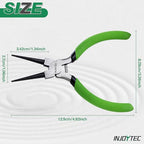 5 Inch Mini Round Nose Pliers Wire Bending Small Wire Looping Pliers For Wire Wrapping Jump Rings Making Jewelry Making Supplies Diy Crafts - style: Round Nose Pliers