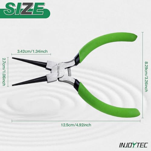 5 Inch Mini Round Nose Pliers Wire Bending Small Wire Looping Pliers For Wire Wrapping Jump Rings Making Jewelry Making Supplies Diy Crafts - style: Round Nose Pliers