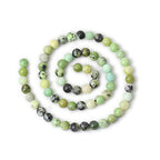 60PCS 6mm Natural Australian Jade Gemstone Round Loose Beads for Jewelry Making DIY Handmade Materials 1 Strand 15" - color: Australian jade, size: 6mm
