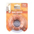 Bare Copper Utility Wire, 22 Gauge, .025 in / 0.64 mm, 75 ft / 22.9 m Dispenser - size: 22 Gauge / 0.025 in / 75 ft