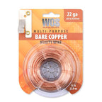 Bare Copper Utility Wire, 22 Gauge, .025 in / 0.64 mm, 75 ft / 22.9 m Dispenser - size: 22 Gauge / 0.025 in / 75 ft