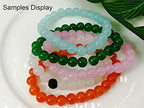 1500PCS 6mm Glass Round Beads Bulk， Imitative Jade Beads, Bracelet Loose Beads for Jewelry Making Earring, Necklaces, and DIY Crafts (6mm) - size: 6mm Mixed