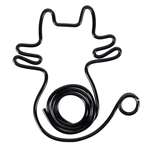 Tenn Well 9 Gauge Aluminum Wire, 50 Feet 3mm Bendable Metal Craft Wire for Sculpting, Armature Making, Jewelry Making, Wire Weaving and Wrapping (Black) - color: Black, size: 9 Gauge