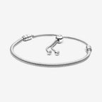 PANDORA-Snake Chain Slider Bracelet - With Gift Box