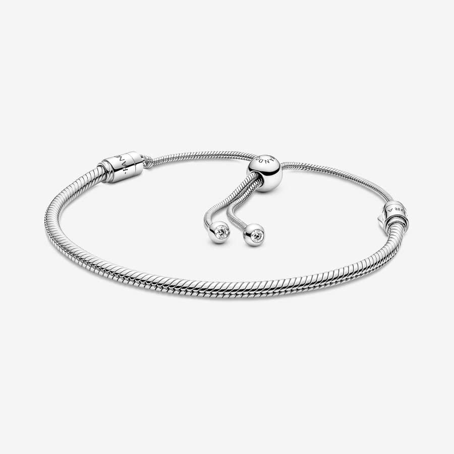 PANDORA-Snake Chain Slider Bracelet - With Gift Box