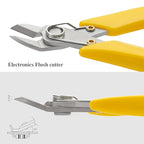 KATA 2Pack Micro Wire Cutters For Electronics Flush cutters, 6 Inch Precision Micro Cutters for Cut Precision Electronics, Jewelry, Soft Copper Wire, Cables - color: 2 Pack 6 Inch Micro