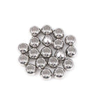 BEADIA Stainless Steel Spacer Beads 9x7mm Round Loose Charm Caps Beads for DIY Jewelry Making 20pcs with 4.5mm Hole - color: 9x7mm 4.5mm