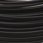 The Beadsmith Half-Round Craft Wire – Soft Temper Jewelry Wire, Black Color, 18 Gauge, 7 Yards - color: Black, size: 18 Gauge